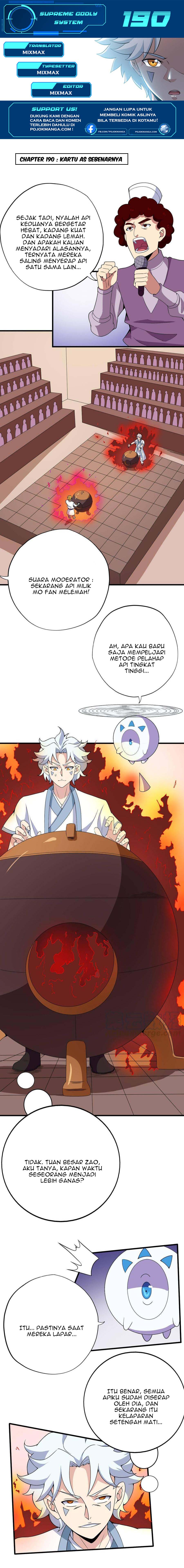 Supreme Godly System Chapter 190 Bahasa Indonesia